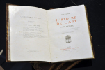  Histoire de l'art : volume I : l'art antique - volume II : l'art médiéval - volume III : l'art renaissant - volume IV : l'art moderne .  FAURE (Elie) ...