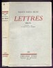 Lettres 1900-1911. . Rilke, Rainer Maria . 