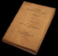 La grande Bretèche ou les trois vengeances. La Vieille fille. [Études de mœurs au XIXe siècle. Tome vii. Seconde série. Scènes de la vie de province. 3è volume]. « La Vieille Fille » de Balzac sur papier rose