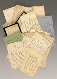 ENSEMBLE DE LA CORRESPONDANCE MANUSCRITE AUTOGRAPHE D'ANTOINE GUILLEMET A ÉMILE ZOLA. Ensemble de la correspondance manuscrite autographe d'Antoine Guillemet à Emile Zola