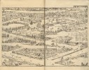 Edo Meisho zue. (= Illustration des sites célèbres de la ville d’Edo). Édition originale de la meilleure description de la ville d’Edo (l’actuelle ...