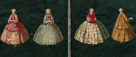 RECUEIL DE GOUACHES DU CHÂTEAU DE CHENONCEAU Recueil original gouaché du XVIIIe siècle, provenant du Château de Chenonceau. RECUEIL DE GOUACHES DU ...