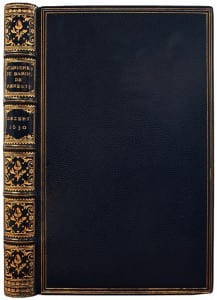 Les Avantures du baron de Faeneste. Second tirage de l’édition originale définitive des Aventures du baron de Faeneste d’Agrippa d’Aubigné. AUBIGNE, ...