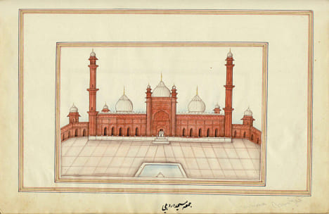 ALBUM D’AQUARELLES SUR L’INDE. ALBUM DES MÉTIERS. Précieux et unique recueil indien de 60 aquarelles.. ALBUM D’AQUARELLES SUR L’INDE.