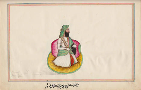 ALBUM D’AQUARELLES SUR L’INDE. ALBUM DES MÉTIERS. Précieux et unique recueil indien de 60 aquarelles.. ALBUM D’AQUARELLES SUR L’INDE.