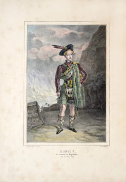 Souvenirs des Highlands ; Voyage à la suite de Henri V en 1832 par d’Hardiviller ; Relation, scènes, portraits, paysages et costumes. Offert à S.A.R. ...