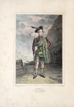 Souvenirs des Highlands ; Voyage à la suite de Henri V en 1832 par d’Hardiviller ; Relation, scènes, portraits, paysages et costumes. Offert à S.A.R. ...