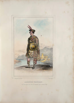 Souvenirs des Highlands ; Voyage à la suite de Henri V en 1832 par d’Hardiviller ; Relation, scènes, portraits, paysages et costumes. Offert à S.A.R. ...