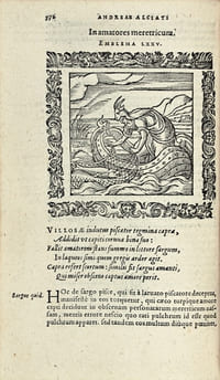 Emblemata Cum Commentariis... par Claude Minorem Les Emblèmes d’Alciat ornés de 211 gravures sur bois