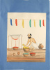 Recueil d'aquarelles sur l'Inde Précieux et unique recueil d'aquarelles sur l'Inde. 