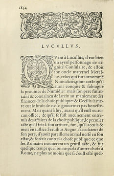 Les vies des Hommes illustres. La plus belle édition ancienne des Œuvres de Plutarque. PLUTARQUE.