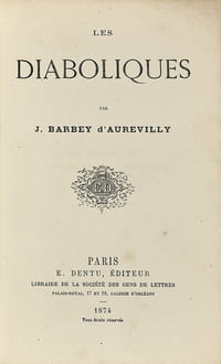 Les Diaboliques. La véritable édition originale des Diaboliques condamnée par la justice.