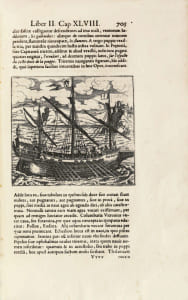 Orbis maritimi sive rerum in mari et littoribus gestarum generalis historia... Première et unique édition de la première encyclopédie dédiée au monde maritime.