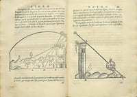 Del modo di misurare le distantie, le superficie, i corpi, le piante, le provincie, le prospettiue, & tutte le altre cose terrene, che possono occerrere a gli huomini... Rare édition originale de l’un des meilleurs traités de géométrie du XVIe siècle, finement illustré de 162 gravures sur bois.
