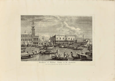 Prospectuum aedium, Viarumque insigniorum Urbis Venetiarum Nautico certamine, ac Nundinis adiectis… La plus belle suite de Canaletto et Brustolon passée sur le marché depuis un demi-siècle.