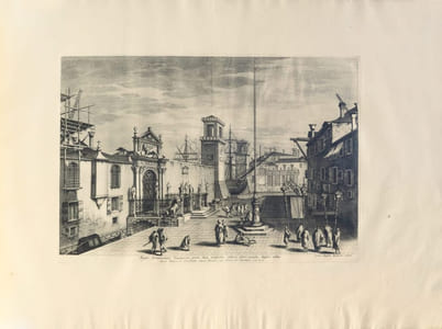 Prospectuum aedium, Viarumque insigniorum Urbis Venetiarum Nautico certamine, ac Nundinis adiectis… La plus belle suite de Canaletto et Brustolon passée sur le marché depuis un demi-siècle.
