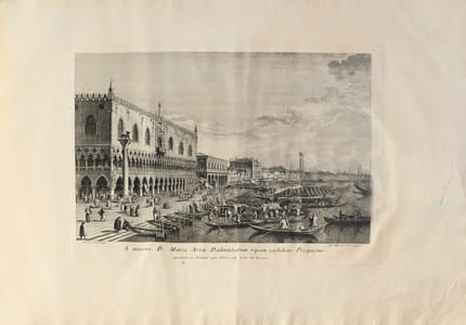 Prospectuum aedium, Viarumque insigniorum Urbis Venetiarum Nautico certamine, ac Nundinis adiectis… La plus belle suite de Canaletto et Brustolon passée sur le marché depuis un demi-siècle.