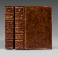 Lettres choisies du sieur de Balzac. Première partie - Seconde partie. Edition originale en reliure de l’époque, l’un des rarissimes exemplaires de luxe imprimé sur grand papier.