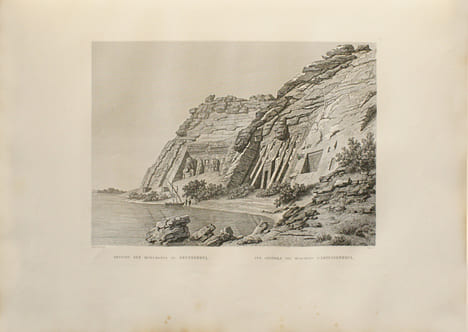Antiquités de la Nubie, ou Monumens inédits des bords du Nil, situés entre la première et la seconde cataracte. Dessinés et mesurés en 1819, par F.C. ...