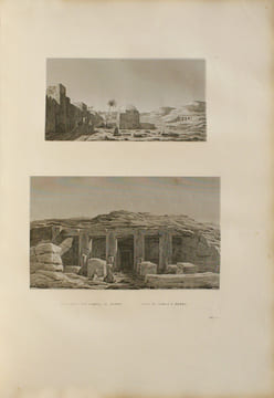Antiquités de la Nubie, ou Monumens inédits des bords du Nil, situés entre la première et la seconde cataracte. Dessinés et mesurés en 1819, par F.C. ...
