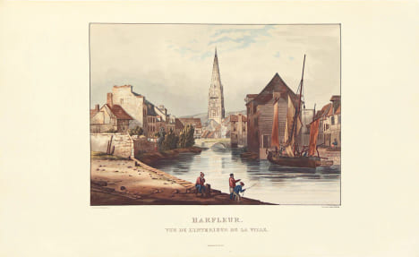 Excursion sur les côtes et dans les ports de Normandie. Le plus beau des ouvrages consacrés aux côtes normandes sous le règne de Charles X, orné de 40 ...