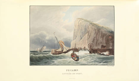 Excursion sur les côtes et dans les ports de Normandie. Le plus beau des ouvrages consacrés aux côtes normandes sous le règne de Charles X, orné de 40 ...