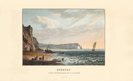 Excursion sur les côtes et dans les ports de Normandie. Le plus beau des ouvrages consacrés aux côtes normandes sous le règne de Charles X, orné de 40 ...