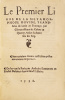 Le Premier Livre de la Metamorphose d’Ovide, translatee de Latin en Francoys par Clement Marot de Cahors en Quercy, Valet de chambre du Roy. Le seul ...