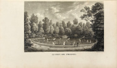 Promenades ou itinéraires des Jardins de Chantilly, Orné d’un Plan et de vingt Estampes qui en représentent les principales Vues, dessinées et gravées ...