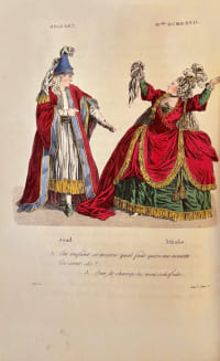 Les Souvenirs et les regrets du vieil amateur dramatique, ou Lettres d' un Oncle à son Neveu sur l'ancien Théâtre français. Très bel exemplaire conservé dans une plaisante reliure romantique estampée de Thouvenin.