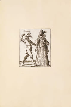 Il Carnevale Italiano Mascherato que si Veggono in Figura Varie Inventione di capritii. « Le premier véritable répertoire rassemblant les costumes ...