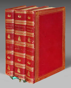 La Vie et les Avantures de Robinson Crusoë. Ancienne traduction Revue et corrigée sur la belle Edition donnée par Stockdale en 1790, augmentée de la ...