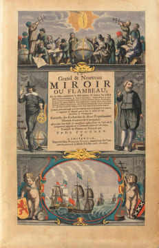 Le Grand & Nouveau Miroir ou Flambeau, De la Mer contenant la description de toutes les costes Marines Occidentalles & Septentrionnalles… Traduict de ...