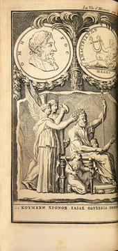 L’Iliade d’Homère, traduite en françois, avec des remarques par Madame Dacier. Nouvelle Edition revue & corrigée, où l’on a mis les Remarques sous le ...
