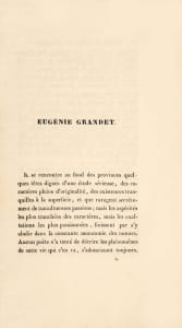 Eugénie Grandet. Edition originale d’Eugénie Grandet, l’un des chefs-d’œuvre de la littérature mondiale.