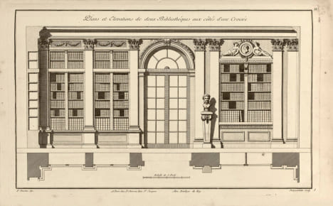 Recueil de décorations intérieures. Edition originale de la plus grande rareté de ce précieux recueil d’architecture d’intérieur par le fils du ...