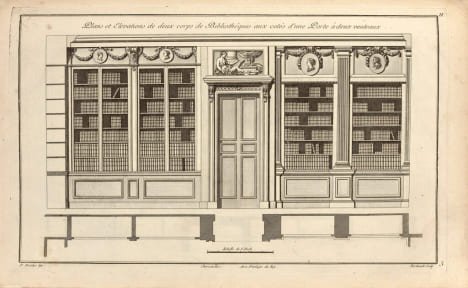 Recueil de décorations intérieures. Edition originale de la plus grande rareté de ce précieux recueil d’architecture d’intérieur par le fils du ...