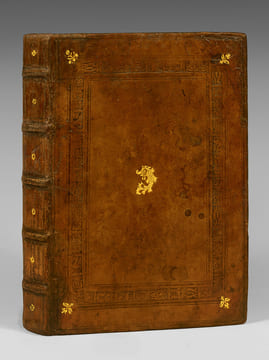 (L)e grant voyage de hierusalem diuise en deux parties... Première apparition de cette grande carte de Jérusalem dans un livre imprimé. Première ...