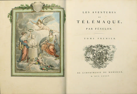 Les Aventures de Télémaque. Les Aventures de Télémaque imprimées sur grand papier.. FENELON, François de Salignac de la Mothe.