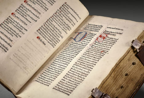 Praeceptorium divinae legis. Exemplaire remarquable de la première édition donnée à Cologne par Ulrich Zell (pas après 1472) de J. Nider.. NIDER, ...
