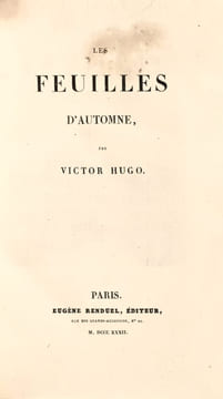 Les feuilles d’automne. « Exquis pour les gens du métier, original et essentiel entre les autres productions de l’auteur, le recueil des ‘Feuilles ...