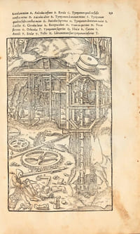 De re Metallica. Unique exemplaire répertorié sur le marché de cette édition originale scientifique  conservé dans sa belle reliure baloise de l’époque en peau de truie estampée à froid avec ses fermoirs d’origine conservés.