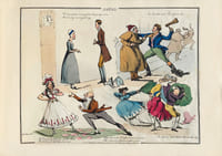 Symptoms of being amused. [Followed by]: Illustrations to Popular songs. Première édition de ce recueil de caricatures d’Alken. Tooley, 57. 