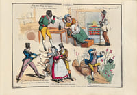Symptoms of being amused. [Followed by]: Illustrations to Popular songs. Première édition de ce recueil de caricatures d’Alken. Tooley, 57. 