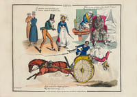 Symptoms of being amused. [Followed by]: Illustrations to Popular songs. Première édition de ce recueil de caricatures d’Alken. Tooley, 57. 