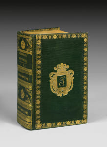 Almanach Impérial. Almanach Impérial relié en maroquin vert au chiffre supposé de Joseph Fouché, provenance rarissime.