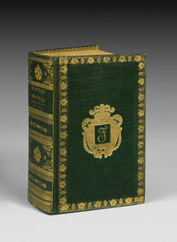 Almanach Impérial. Almanach Impérial relié en maroquin vert au chiffre supposé de Joseph Fouché, provenance rarissime.