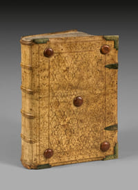 Catholicon. Le célèbre « Catholicon » achevé d’imprimer par Koberger le 21 aout 1486, complet, conservé dans sa reliure décorée d’atelier de l’époque.