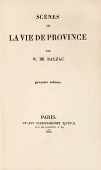 Eugénie Grandet. L’un des plus beaux exemplaires répertoriés en reliure de l’époque non tomée d’ Eugénie Grandet, chef-d’œuvre de la littérature mondiale.