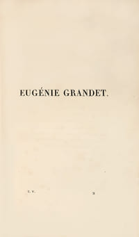Eugénie Grandet. L’un des plus beaux exemplaires répertoriés en reliure de l’époque non tomée d’ Eugénie Grandet, chef-d’œuvre de la littérature mondiale.